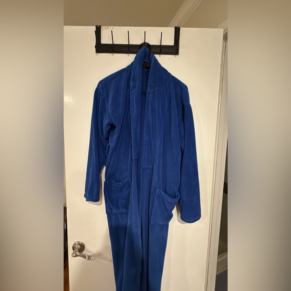 Men's Royal Blue Velvet Coat